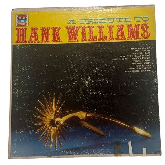 A Tribute to Hank Williams Grand Prix Series Vinyl LP K-195 - Picture 1 of 13